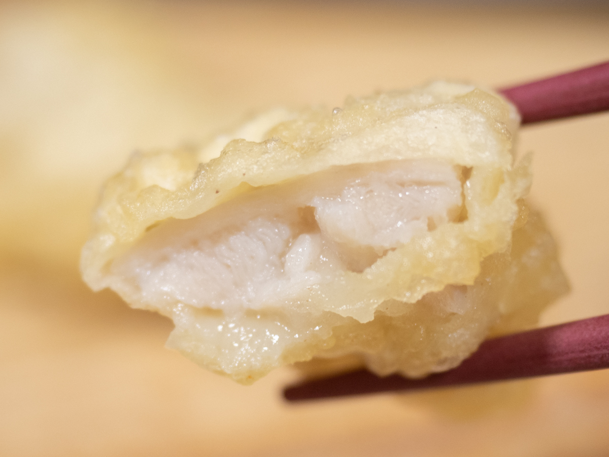 あきちゃんのホルモン天ぷら(オオビャク)