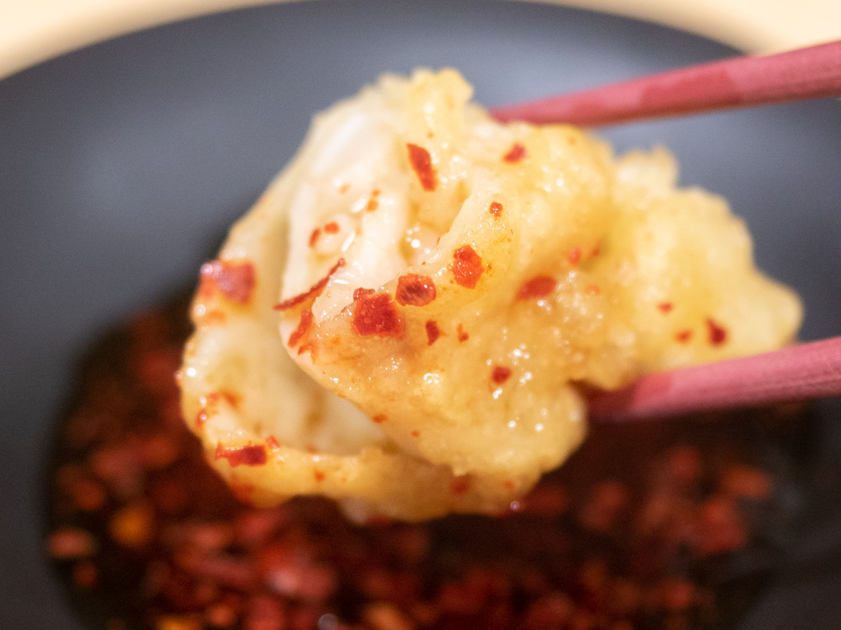 あきちゃんのホルモン天ぷら(オオビャク)