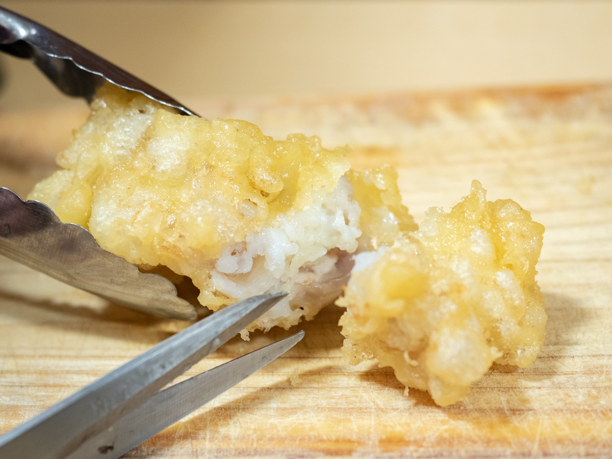 あきちゃんのホルモン天ぷら(ガリ)