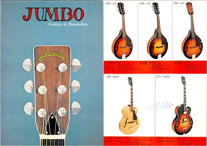 JUMBO 田原楽器 フラットマンドリン