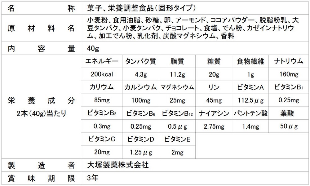 カロリーメイトロングライフ