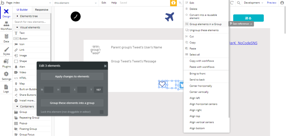 Group elements in a Group