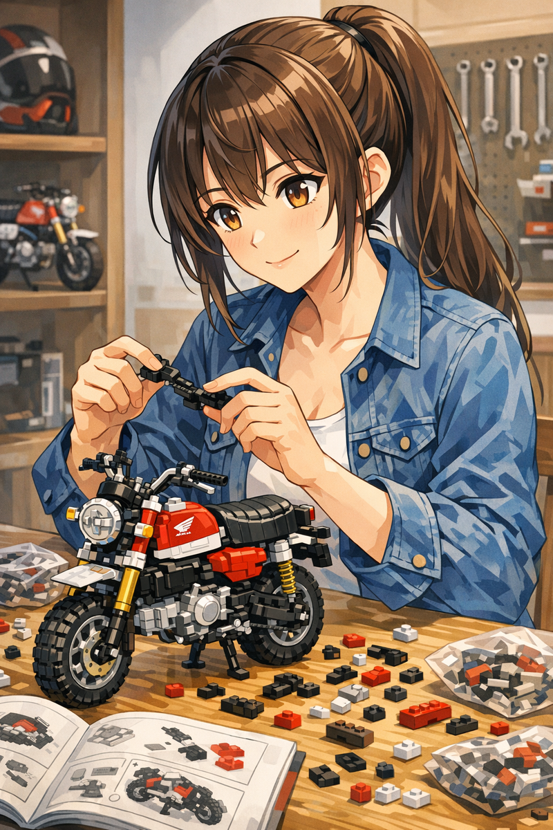 ホンダモンキーのブロックモデル - バイクの輪 blog ホンダモンキーのブロックモデル - バイクの輪 blog