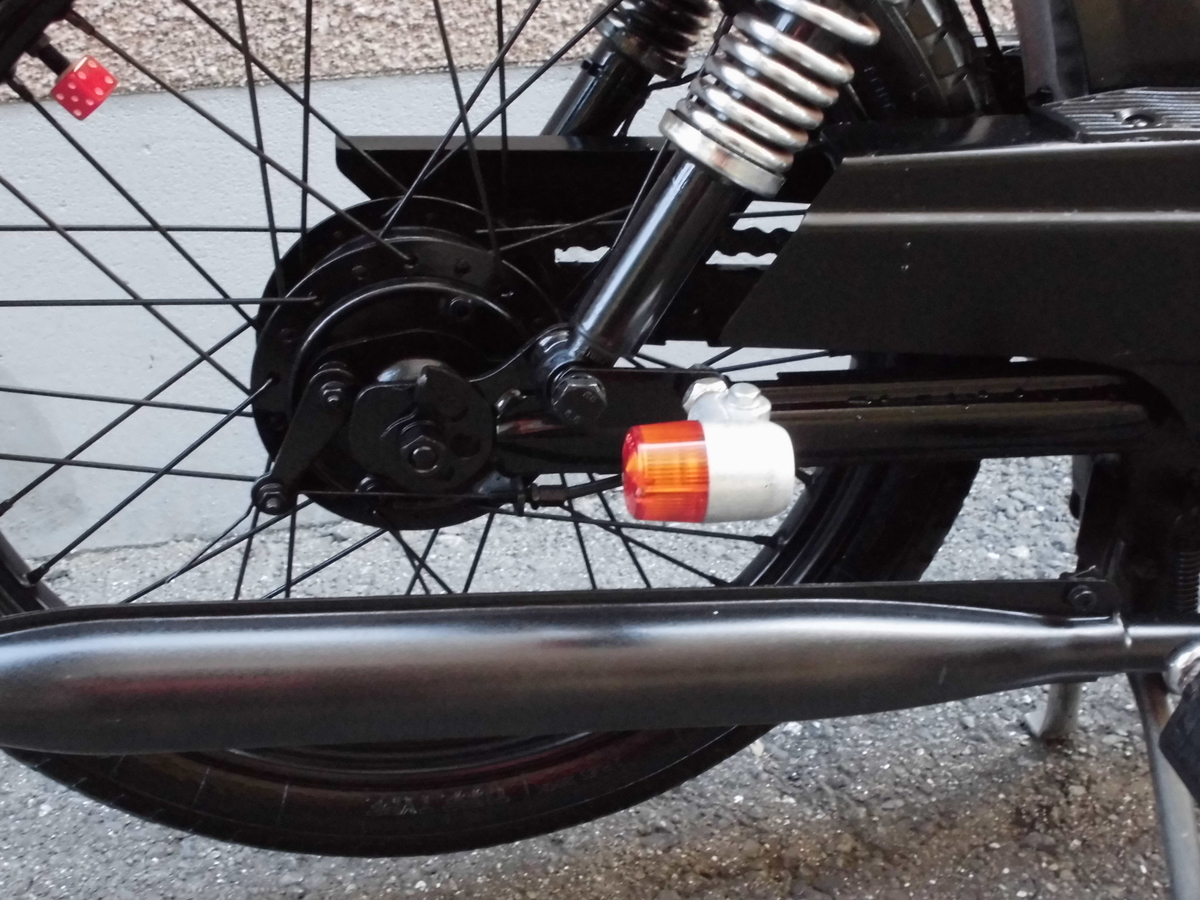 私が作ったカスタム車両! トモス モペッド チョッパー 編 - バイク