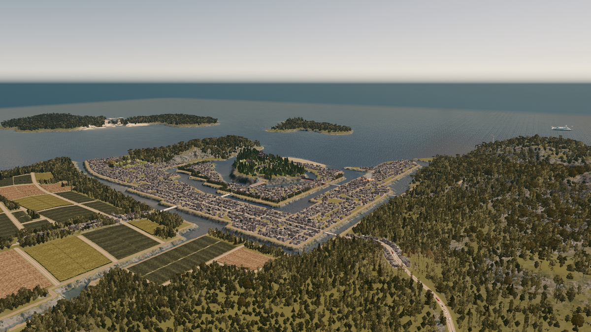 ゲーム Cities Skylines 自然な街の作り方 その９ ピアノと書評日記