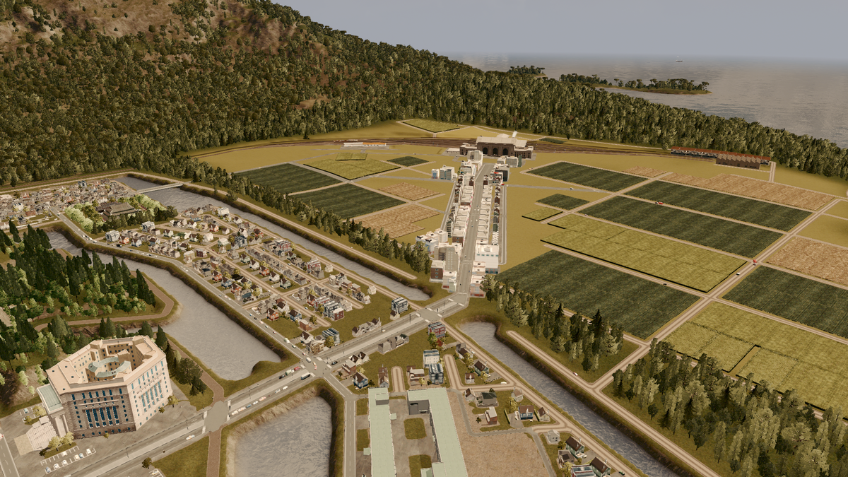 ゲーム Cities Skylines 自然な街の作り方 その15 ピアノと書評日記