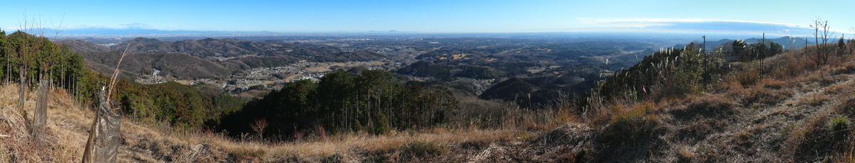 山頂からの大パノラマを楽しみましょう
