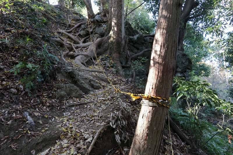 ロープ場は慎重に