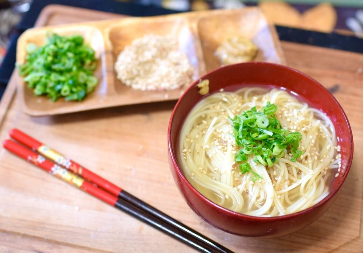 カペッリーニの和風スープパスタ