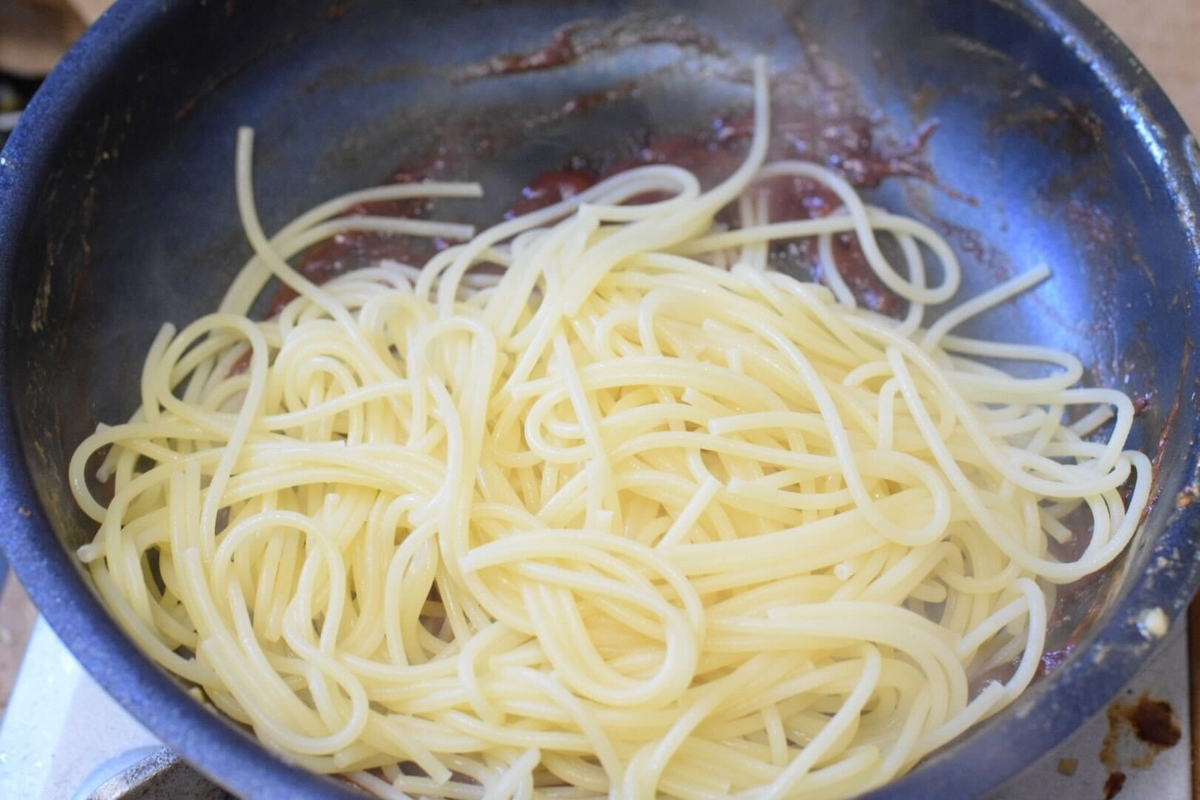 焦がしナポリタン（屋台）