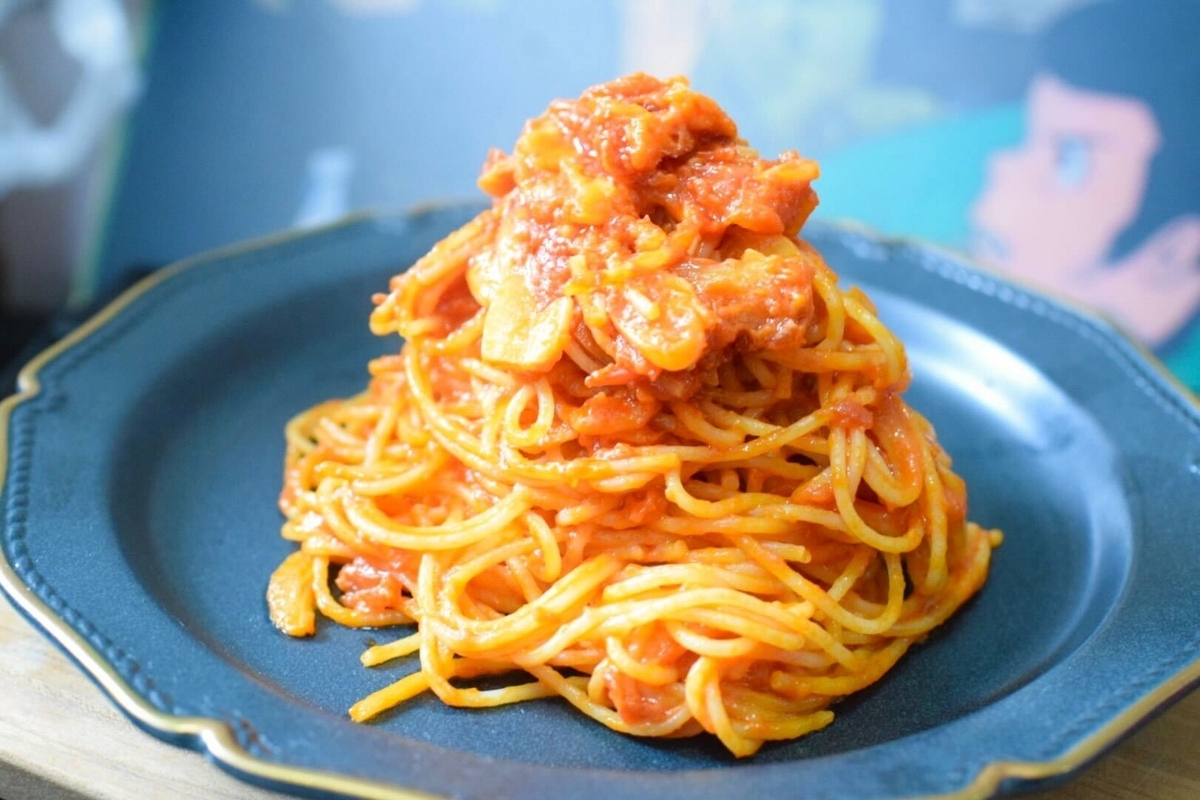 カプリチョーザのトマトとニンニクのスパゲティ