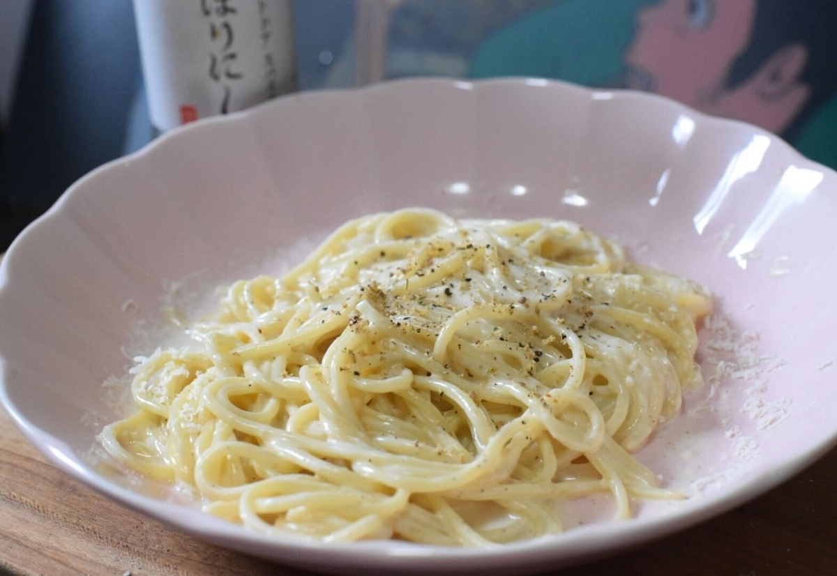 虚無レモンクリームパスタ