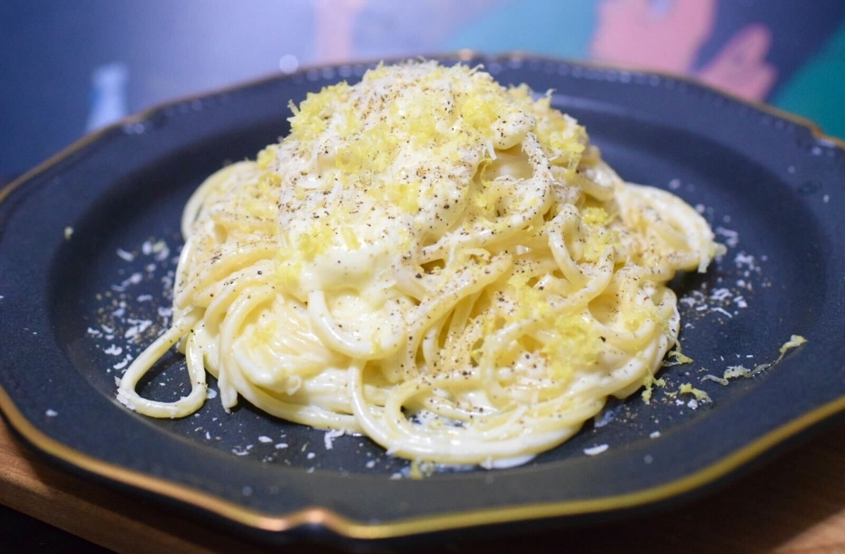 レモンクリームパスタ