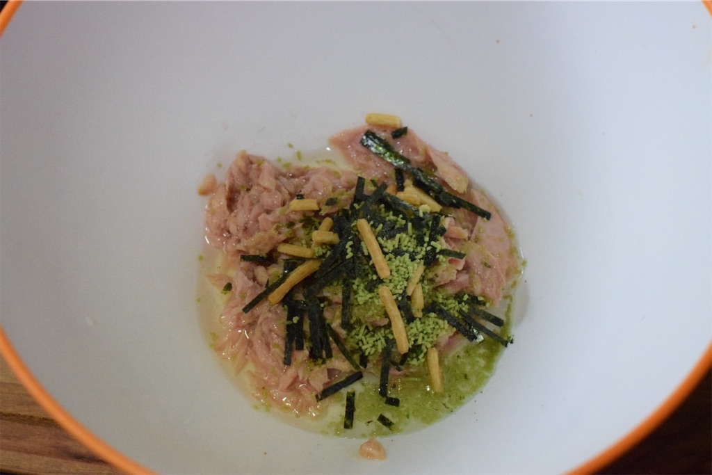 シーチキンと永谷園お茶漬けパスタのレシピ