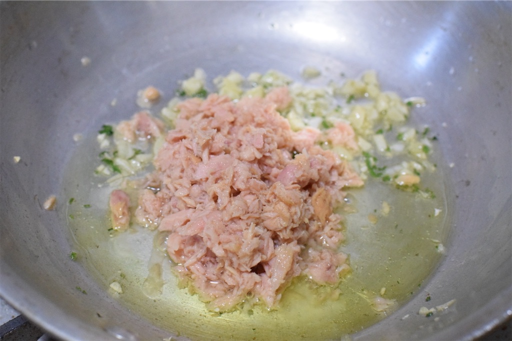 ツナ缶のクリームパスタのレシピ
