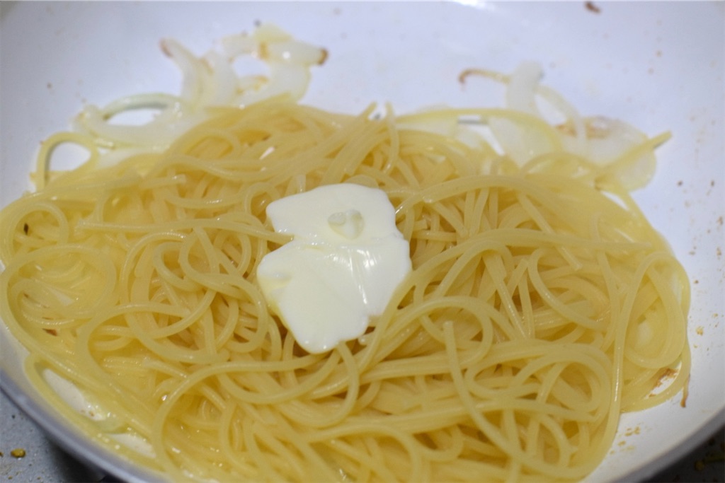 【最高峰】玉ねぎの納豆パスタ