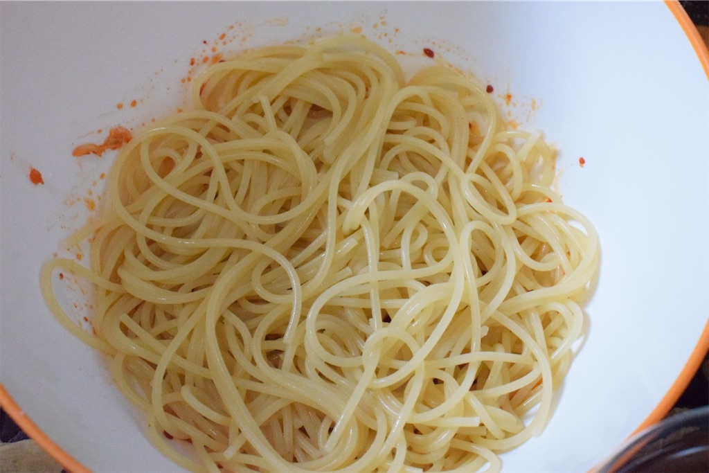 納豆キムチパスタ（ノーパン）
