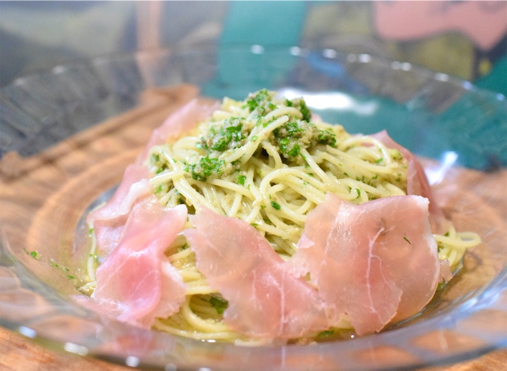 生ハムの冷製サルサ・ヴェルデ