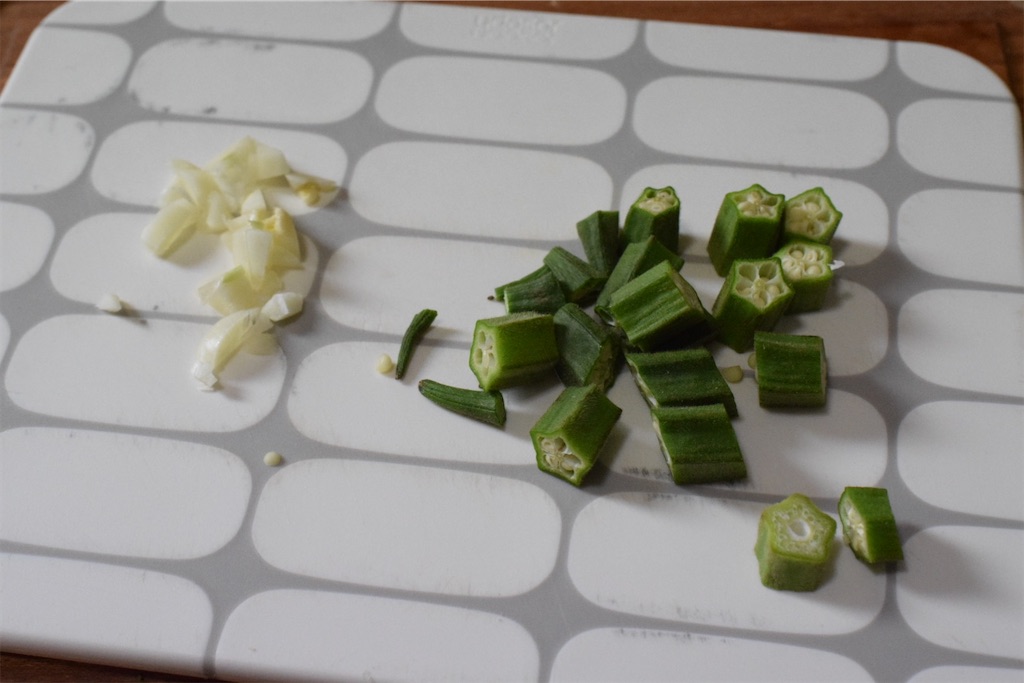 オクラ納豆ペペロンチーノのレシピ
