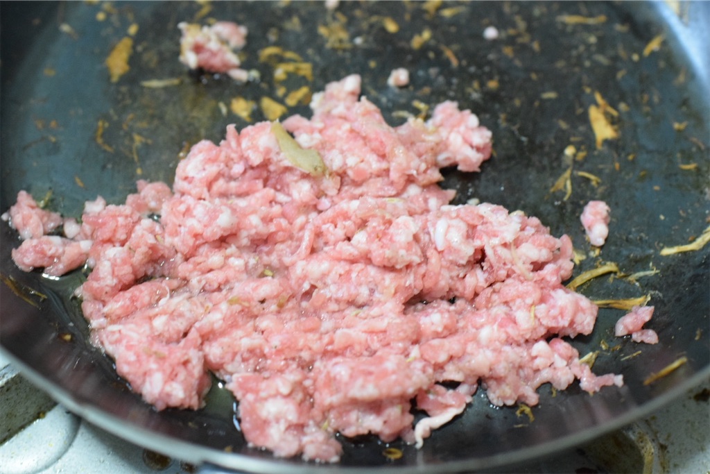 挽き肉のボスカイオーラのレシピ