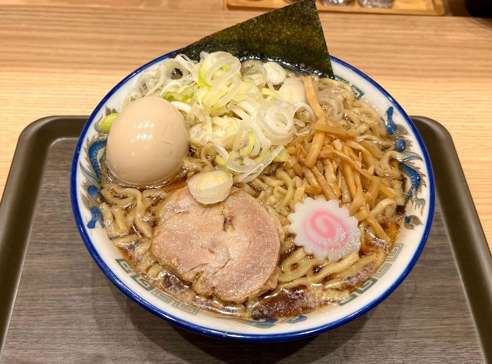 舎鈴 新宿センタービル【新宿壱番街】,味玉そば大盛り