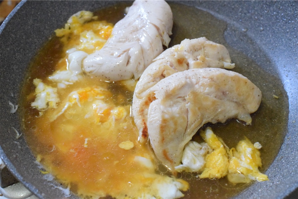 鶏ささみポヴェレッロ（貧乏人のパスタ）のレシピ
