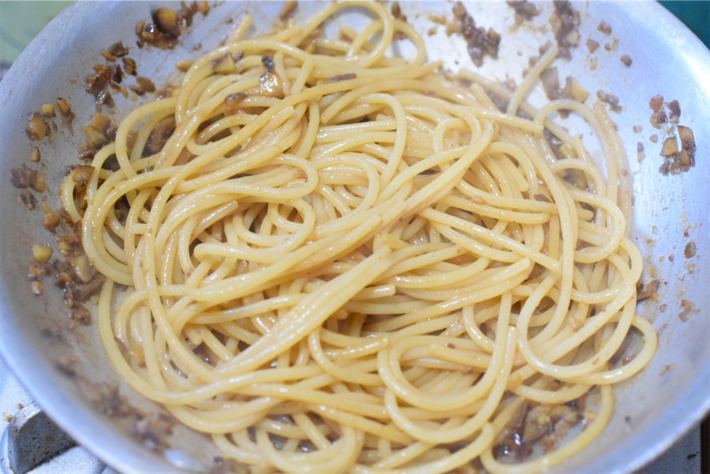 甘栗のカルボナーラ〜モンブランの秋パスタ
