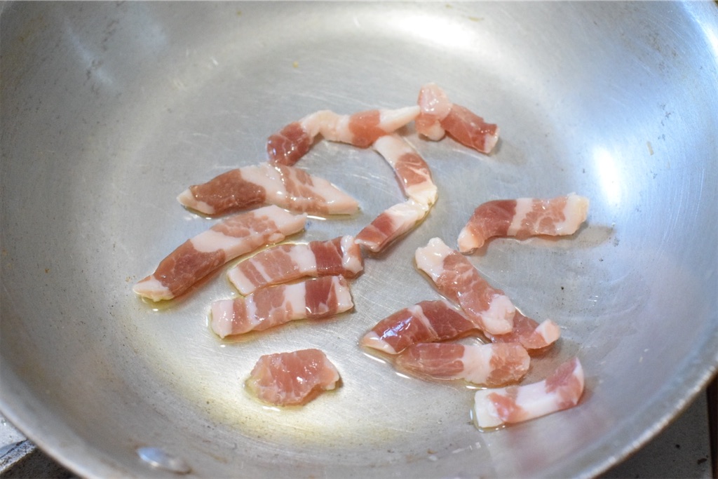 甘栗のカルボナーラ〜モンブランの秋パスタ