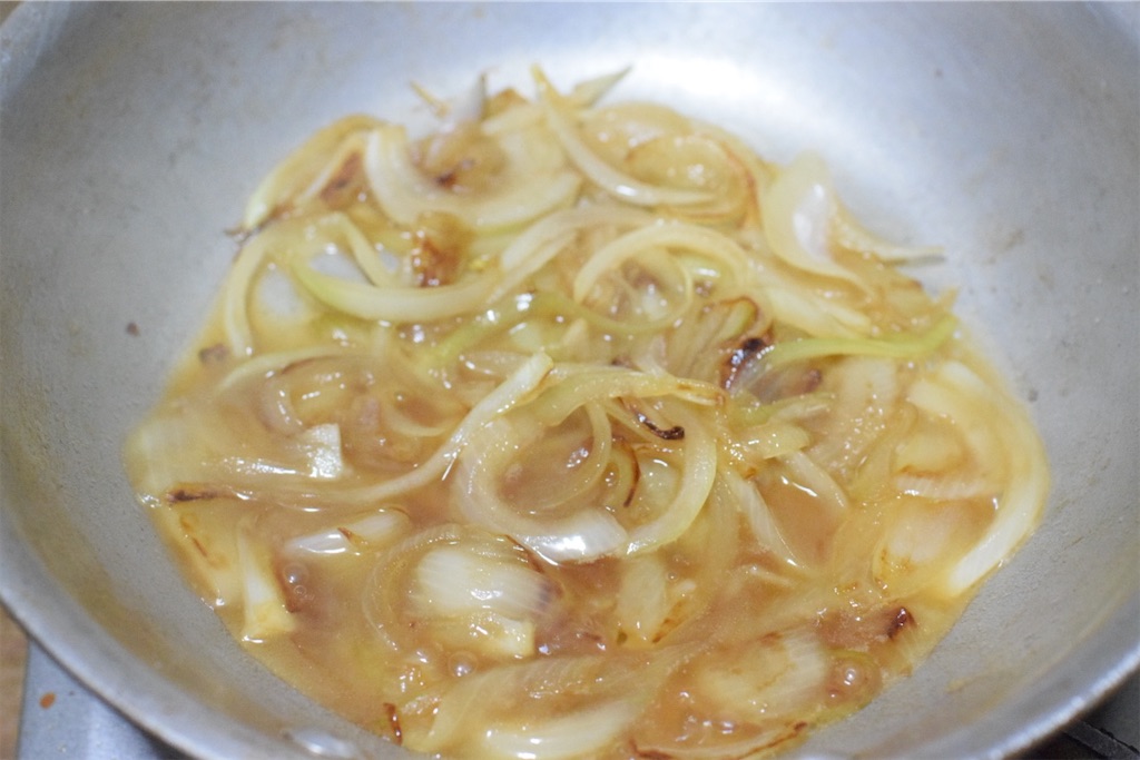 玉ねぎとバジルのパスタのレシピ