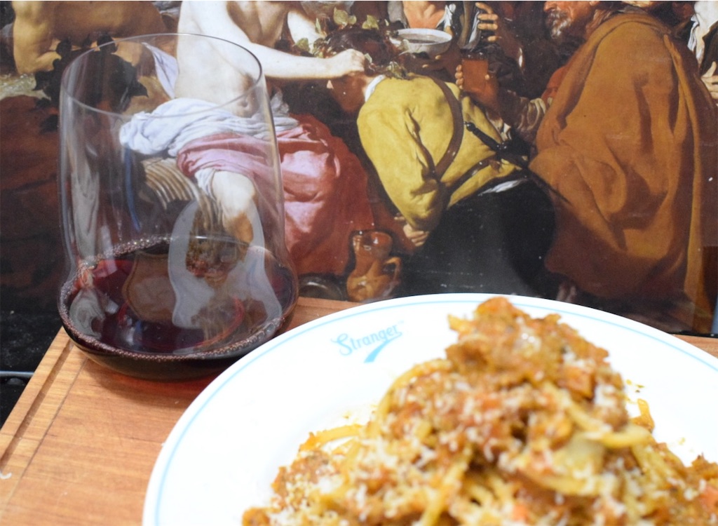 嘘つきパスタ（スーゴフィント）〜香味野菜の肉なしボロネーゼ