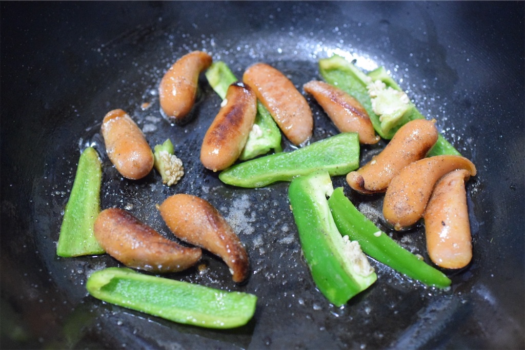 中華風ナポリタンのレシピ