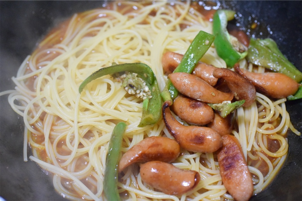 中華風ナポリタンのレシピ