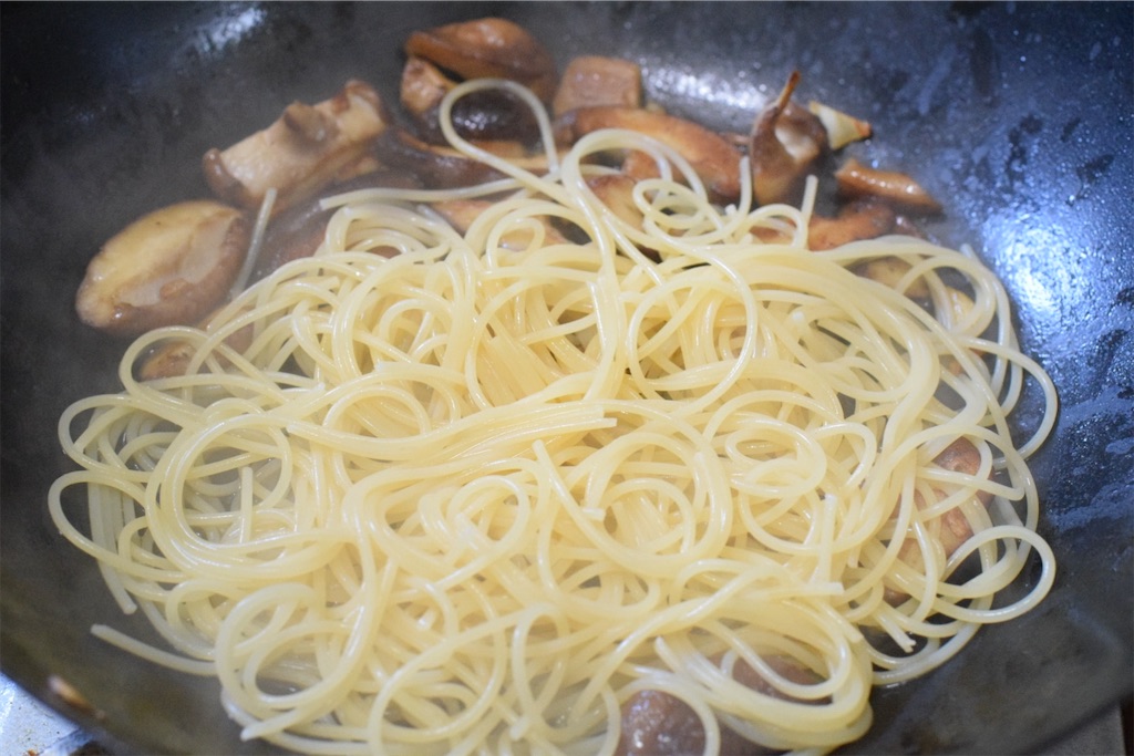 東出昌大きのこソテーのパスタ〜スーパーマリオになれる美味
