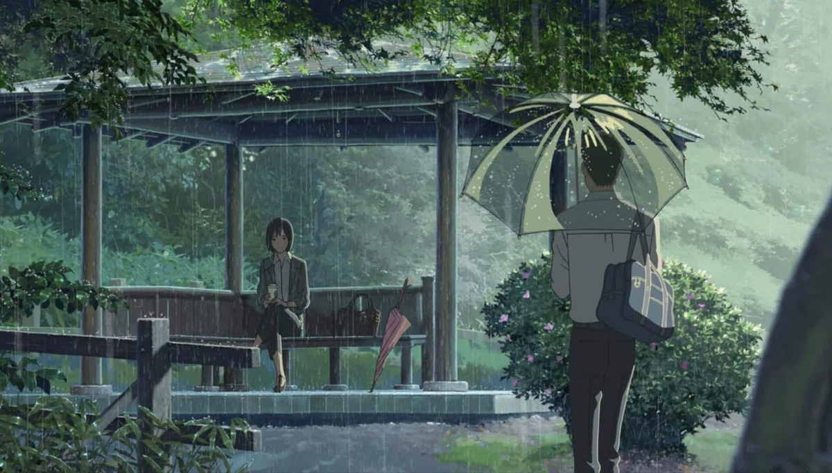 言の葉の庭に降る「雨」