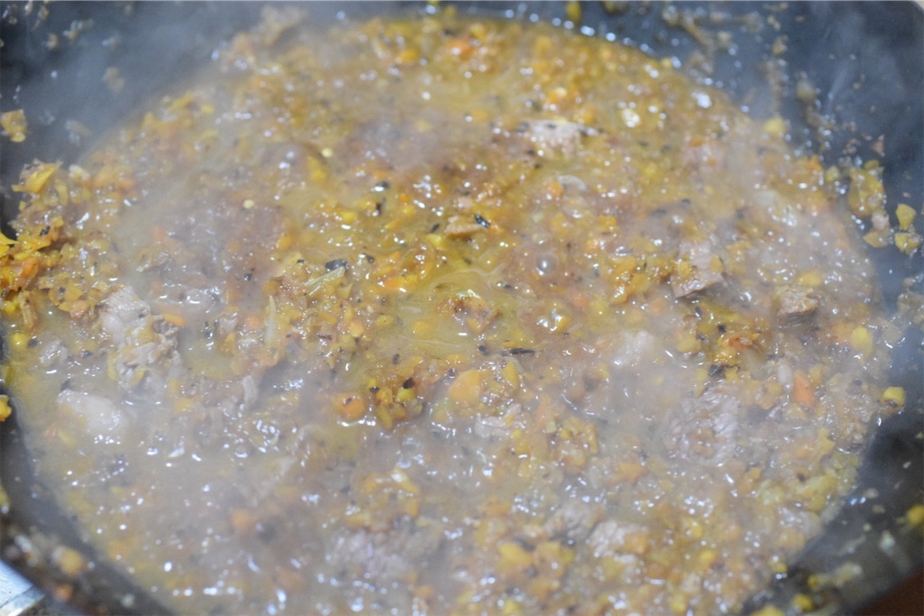 東出昌大の鹿と猪ボロネーゼを牛肉で再現