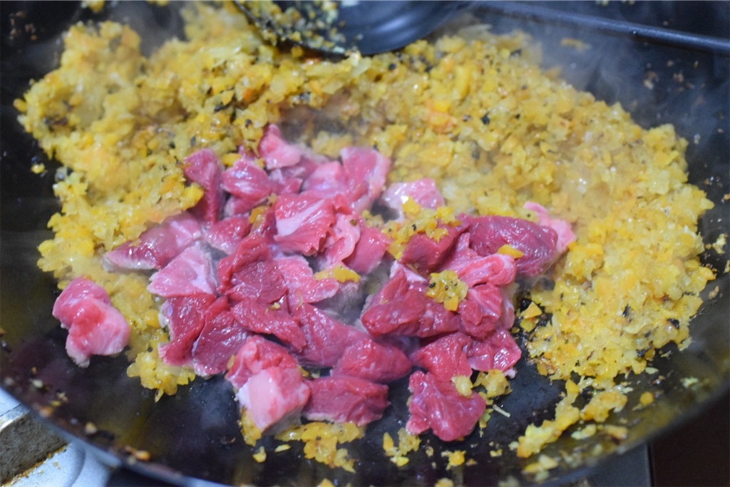 東出昌大の鹿と猪ボロネーゼを牛肉で再現