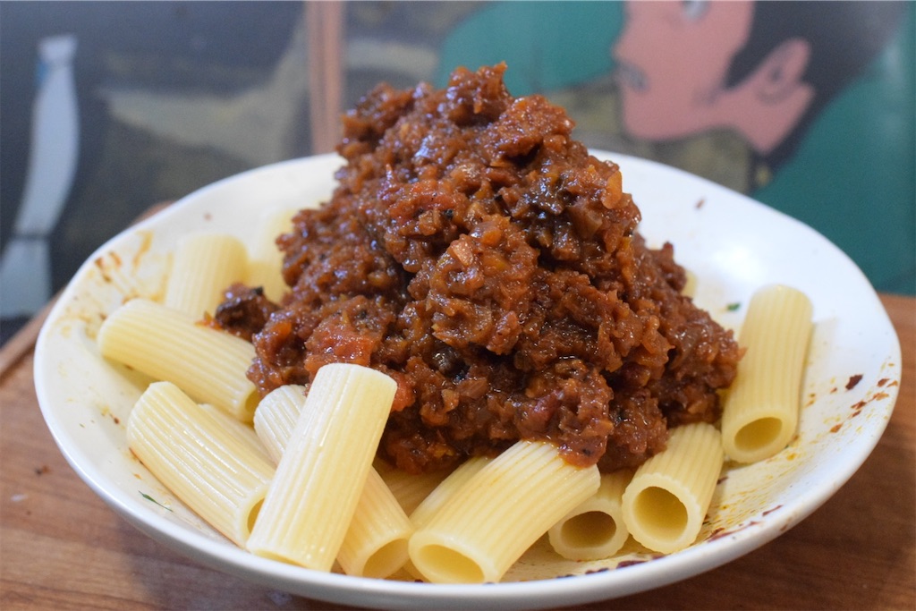 東出昌大の鹿と猪ボロネーゼを牛肉で再現