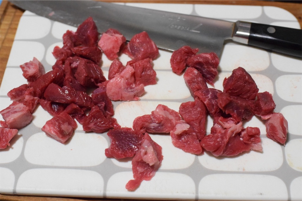 東出昌大の鹿と猪ボロネーゼを牛肉で再現