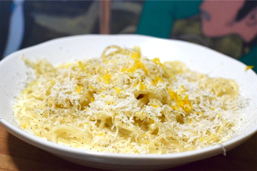 東出昌大のレモンクリームパスタ