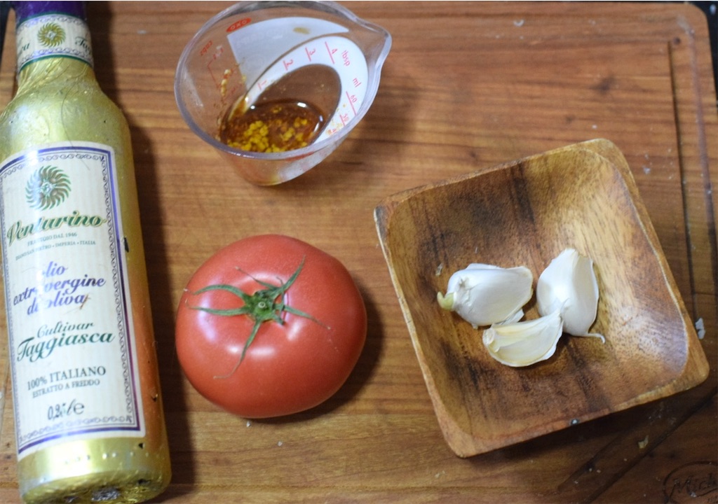 スパゲッティ・アラビアータの材料