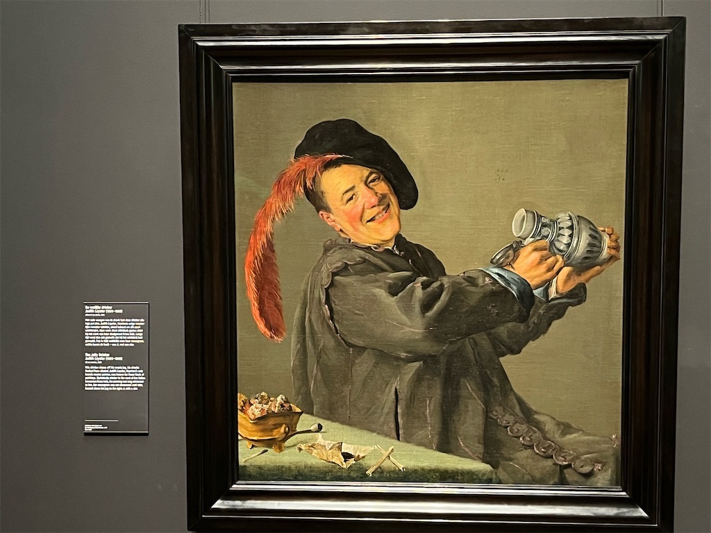 ユディト・レイステル《陽気な酒飲み》1629年