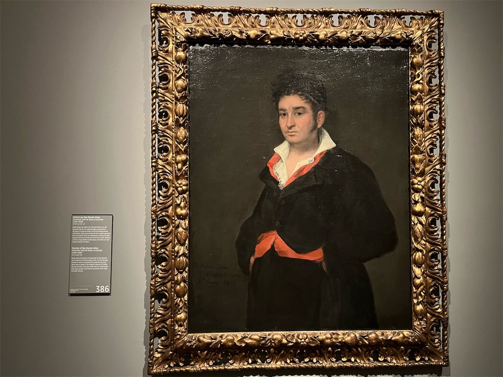 フランシスコ・デ・ゴヤ《ドン・ラモン・サトゥエの肖像》（1823）