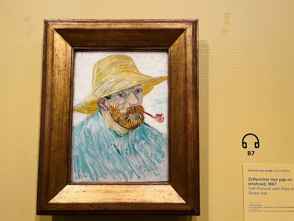 フィンセント・ヴァン・ゴッホ 肖像 1886 油彩 手書き チャオ　シャオヨン作 フィンセント・ヴァン・ゴッホ 肖像 1886 油彩 手書き チャオ