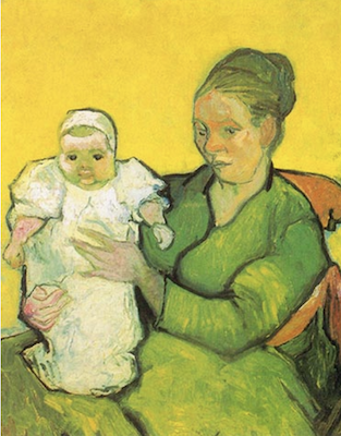 《ルーラン夫人と乳児マルセル》フィラデルフィア美術観