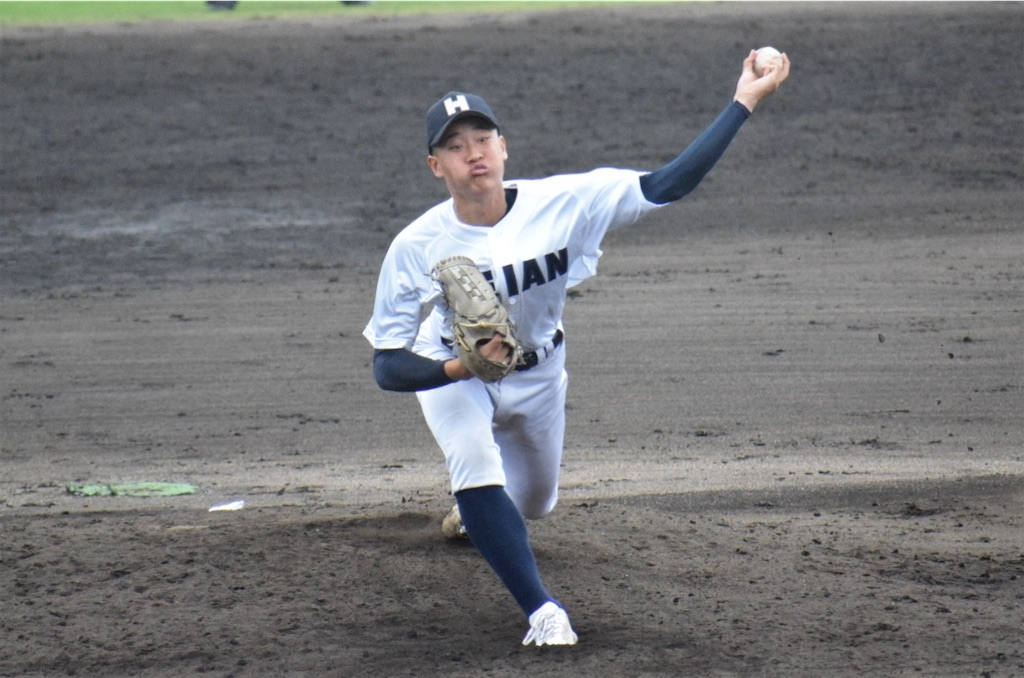高校野球　春季大会 平安高校　川口知哉