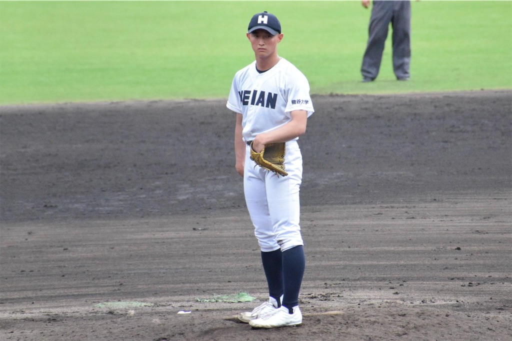 高校野球　春季大会 平安高校　川口知哉