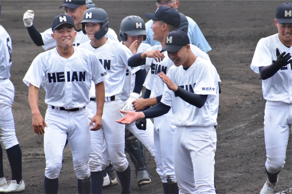 高校野球　春季大会 平安高校　川口知哉