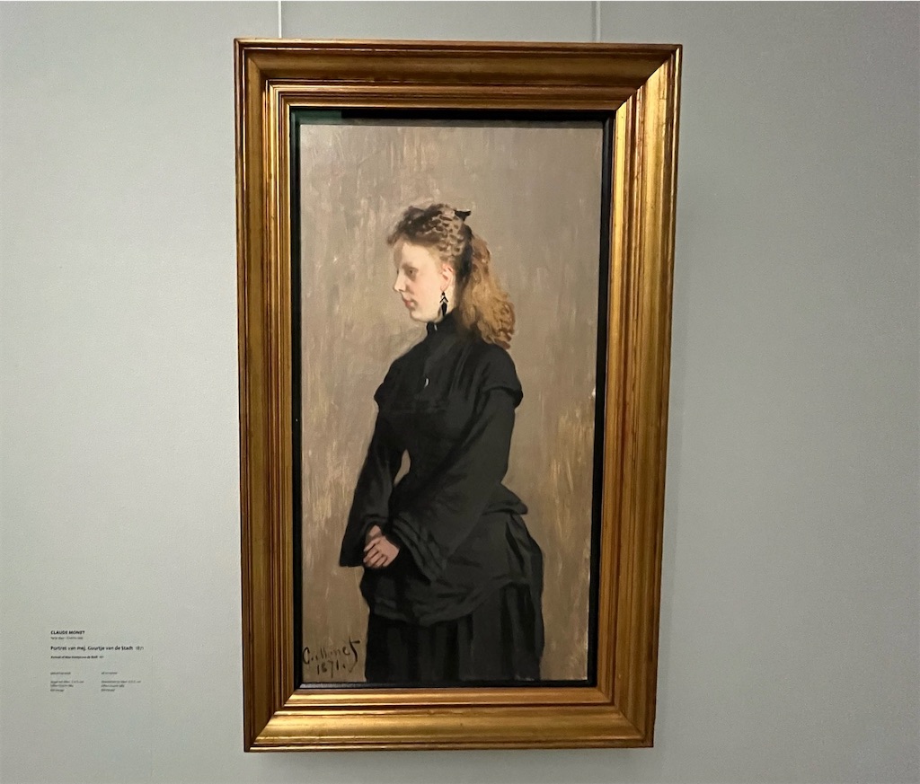 クロード・モネ《Portrait of Miss Guurtje van de Stadt》1871年