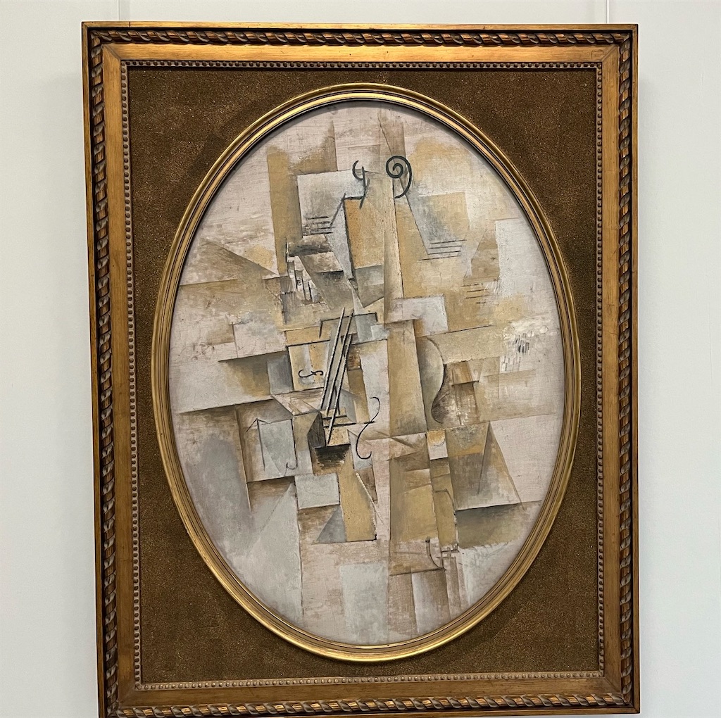 ピカソ、ブルゴーニュのマール瓶、希少画集画、新品額装付 パブロ・ピカソ 《ブルゴーニュのマール瓶、グラス、新聞紙
