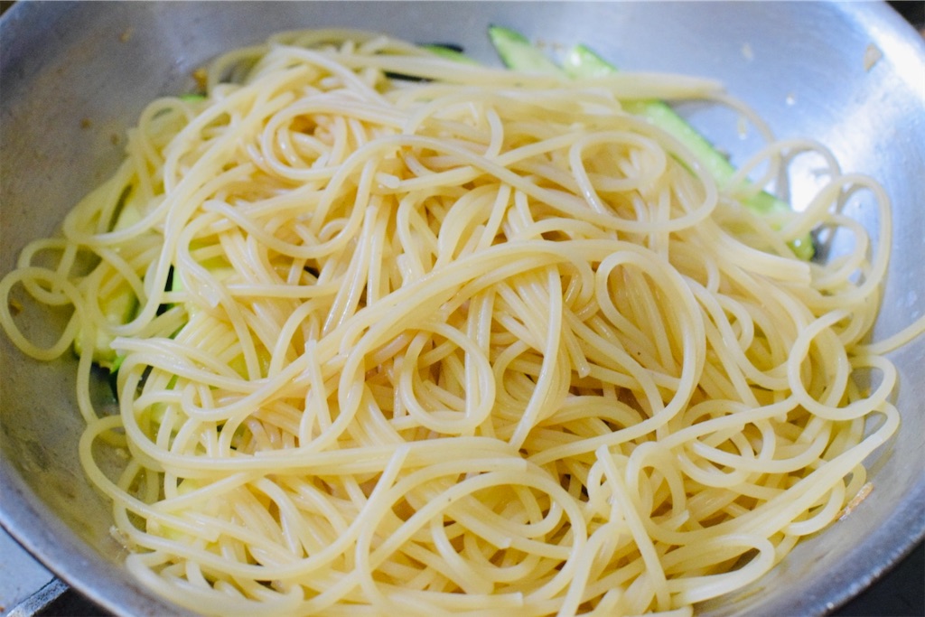 ズッキーニのペペロンチーノ（魚醤）のレシピ